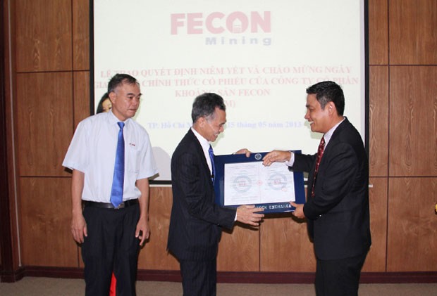 Khoáng sản FECON chính thức lên sàn